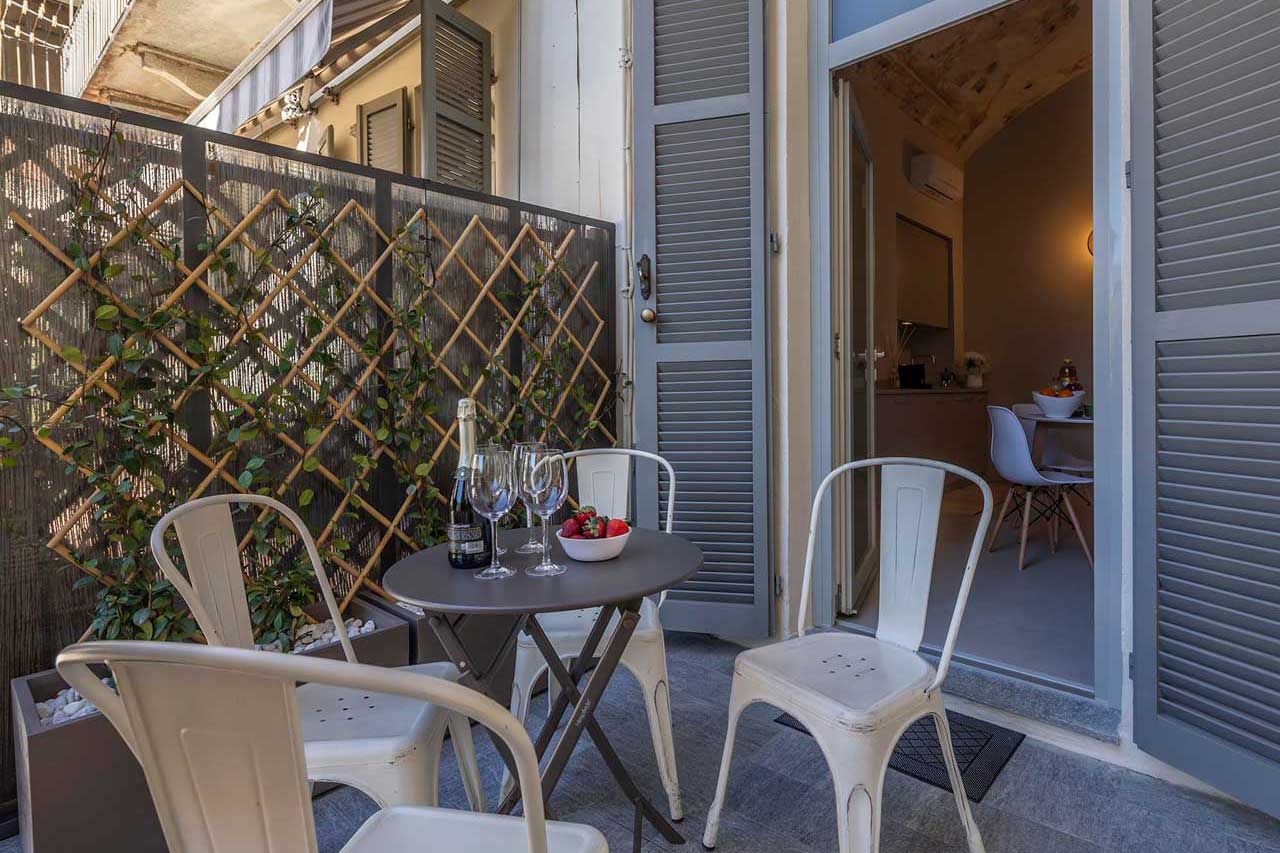 Terrazzo dettaglio vista